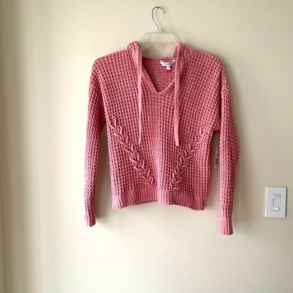 - No Boundaries Juniors lace Up Pullover Size L - Picture 1 of 9